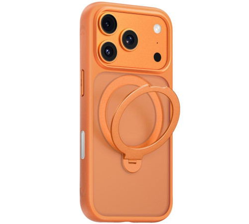TPU+PC чохол Blueo Skin Friendly 360 Rotatable Stand with MagSafe для Apple iPhone 17 Pro (6.3") Orange