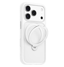 TPU+PC чохол Blueo Skin Friendly 360 Rotatable Stand with MagSafe для Apple iPhone 17 Pro (6.3") White