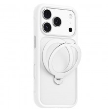 TPU+PC чохол Blueo Skin Friendly 360 Rotatable Stand with MagSafe для Apple iPhone 17 Pro Max (6.9") White