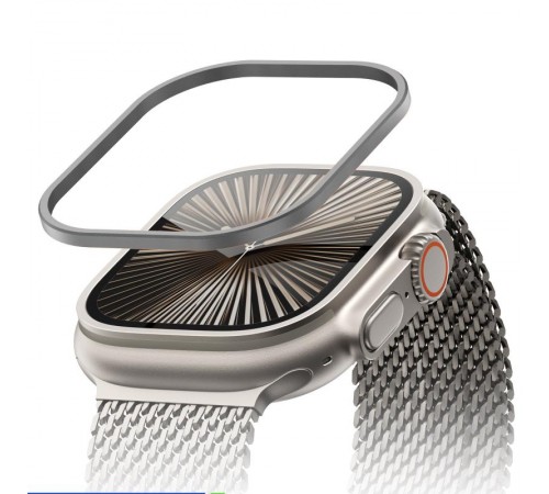 Захисна рамка BlueO Titanium Frame для Apple Watch Ultra 1/2/3 49mm Black