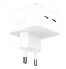 МЗП 35W Dual Mini Power Adapter for Apple (2USB-C) (AA) (box) White