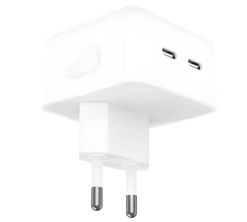 МЗП 35W Dual Mini Power Adapter for Apple (2USB-C) (AA) (box) White