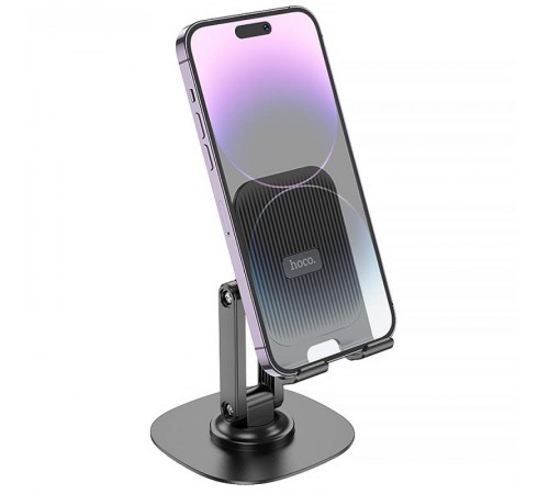 Підставка для телефону Hoco HD6 Winner dual-axis rotating Black