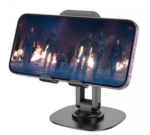 Підставка для телефону Hoco HD6 Winner dual-axis rotating Black