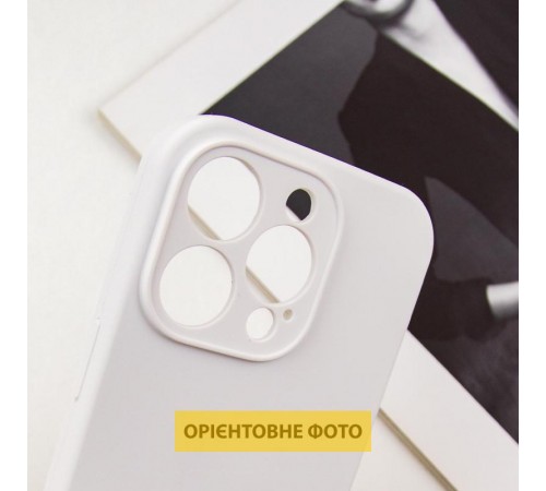 Чохол Silicone Case Full Camera Protective (AA) NO LOGO для Apple iPhone 17 (6.3") Білий / White