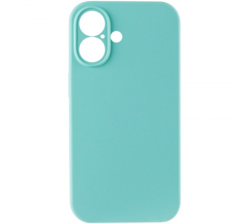 Чохол Silk Full Camera Protective (AA) NO LOGO для Apple iPhone 17 (6.3") Бірюзовий / Marine Green