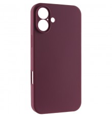 Чохол Silk Full Camera Protective (AA) NO LOGO для Apple iPhone 17 (6.3") Бордовий / Plum