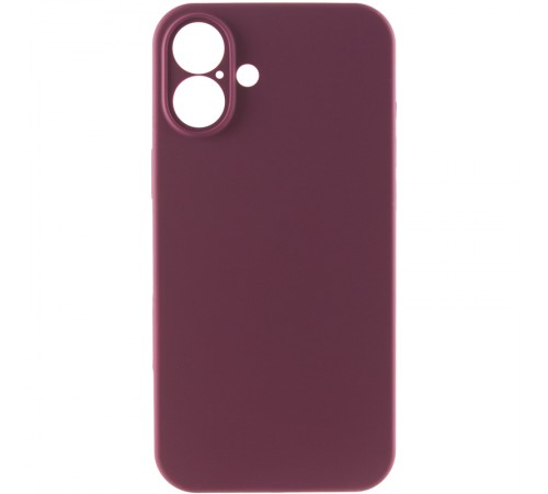 Чохол Silk Full Camera Protective (AA) NO LOGO для Apple iPhone 17 (6.3") Бордовий / Plum