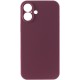 Чохол Silk Full Camera Protective (AA) NO LOGO для Apple iPhone 17 (6.3") Бордовий / Plum