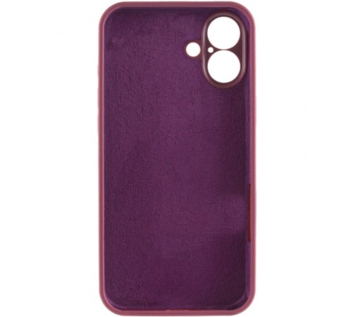 Чохол Silk Full Camera Protective (AA) NO LOGO для Apple iPhone 17 (6.3") Бордовий / Plum