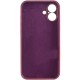 Чохол Silk Full Camera Protective (AA) NO LOGO для Apple iPhone 17 (6.3") Бордовий / Plum