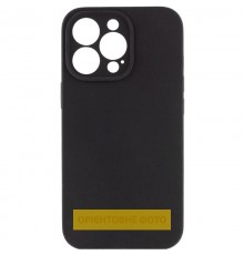 Чохол Silicone Case Full Camera Protective (AA) NO LOGO для Apple iPhone 17 (6.3") Чорний / Black