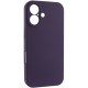 Чохол Silk Full Camera Protective (AA) NO LOGO для Apple iPhone 17 (6.3") Фіолетовий / Elderberry