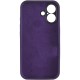 Чохол Silk Full Camera Protective (AA) NO LOGO для Apple iPhone 17 (6.3") Фіолетовий / Elderberry