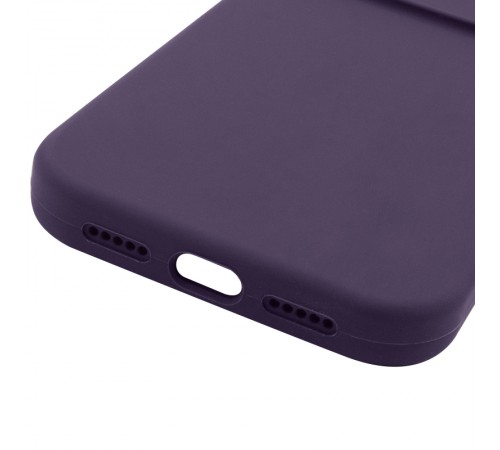 Чохол Silk Full Camera Protective (AA) NO LOGO для Apple iPhone 17 (6.3") Фіолетовий / Elderberry