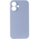 Чохол Silk Full Camera Protective (AA) NO LOGO для Apple iPhone 17 (6.3") Блакитний / Lilac Blue