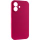 Чохол Silk Full Camera Protective (AA) NO LOGO для Apple iPhone 17 (6.3") Червоний / Rose Red
