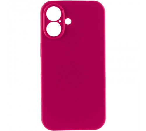 Чохол Silk Full Camera Protective (AA) NO LOGO для Apple iPhone 17 (6.3") Червоний / Rose Red
