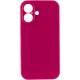 Чохол Silk Full Camera Protective (AA) NO LOGO для Apple iPhone 17 (6.3") Червоний / Rose Red