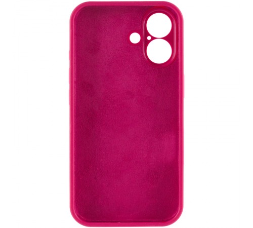 Чохол Silk Full Camera Protective (AA) NO LOGO для Apple iPhone 17 (6.3") Червоний / Rose Red