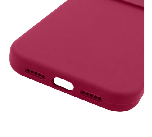 Чохол Silk Full Camera Protective (AA) NO LOGO для Apple iPhone 17 (6.3") Червоний / Rose Red