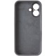 Чохол Silk Full Camera Protective (AA) NO LOGO для Apple iPhone 17 (6.3") Сірий / Dark Gray