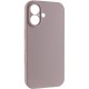 Чохол Silk Full Camera Protective (AA) NO LOGO для Apple iPhone 17 (6.3") Сірий / Lavender