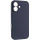 Чохол Silk Full Camera Protective (AA) NO LOGO для Apple iPhone 17 (6.3") Темно-синій / Midnight blue