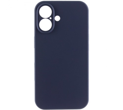 Чохол Silk Full Camera Protective (AA) NO LOGO для Apple iPhone 17 (6.3") Темно-синій / Midnight blue