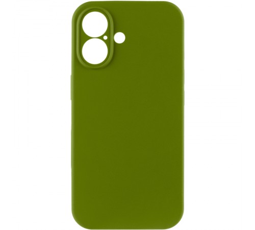 Чохол Silk Full Camera Protective (AA) NO LOGO для Apple iPhone 17 (6.3") Зелений / Dark Olive