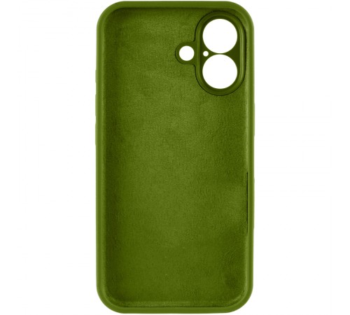 Чохол Silk Full Camera Protective (AA) NO LOGO для Apple iPhone 17 (6.3") Зелений / Dark Olive