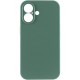 Чохол Silk Full Camera Protective (AA) NO LOGO для Apple iPhone 17 (6.3") Зелений / Pine green