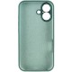 Чохол Silk Full Camera Protective (AA) NO LOGO для Apple iPhone 17 (6.3") Зелений / Pine green