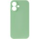 Чохол Silk Full Camera Protective (AA) NO LOGO для Apple iPhone 17 (6.3") Зелений / Pistachio