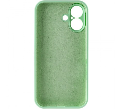 Чохол Silk Full Camera Protective (AA) NO LOGO для Apple iPhone 17 (6.3") Зелений / Pistachio