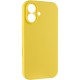 Чохол Silk Full Camera Protective (AA) NO LOGO для Apple iPhone 17 (6.3") Жовтий / Yellow
