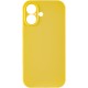 Чохол Silk Full Camera Protective (AA) NO LOGO для Apple iPhone 17 (6.3") Жовтий / Yellow