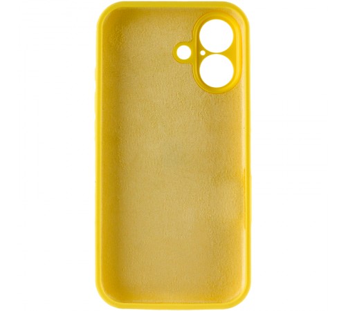 Чохол Silk Full Camera Protective (AA) NO LOGO для Apple iPhone 17 (6.3") Жовтий / Yellow
