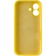 Чохол Silk Full Camera Protective (AA) NO LOGO для Apple iPhone 17 (6.3") Жовтий / Yellow
