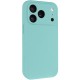 Чохол Silk Full Camera Protective (AA) NO LOGO для Apple iPhone 17 Pro Max (6.9") Бірюзовий / Marine Green