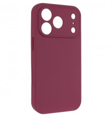 Чохол Silk Full Camera Protective (AA) NO LOGO для Apple iPhone 17 Pro Max (6.9") Бордовий / Plum