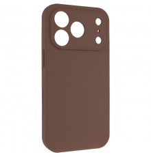 Чохол Silk Full Camera Protective (AA) NO LOGO для Apple iPhone 17 Pro Max (6.9") Коричневий / Brown