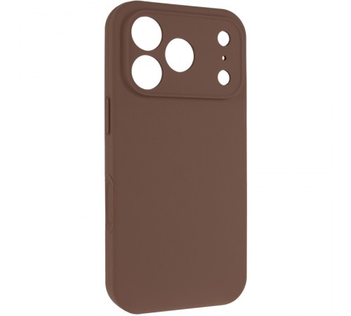 Чохол Silk Full Camera Protective (AA) NO LOGO для Apple iPhone 17 Pro Max (6.9") Коричневий / Brown