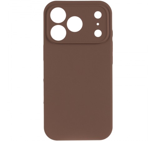 Чохол Silk Full Camera Protective (AA) NO LOGO для Apple iPhone 17 Pro Max (6.9") Коричневий / Brown