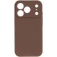 Чохол Silk Full Camera Protective (AA) NO LOGO для Apple iPhone 17 Pro Max (6.9") Коричневий / Brown