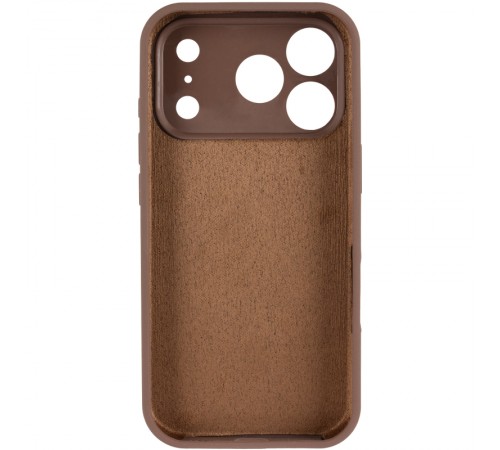 Чохол Silk Full Camera Protective (AA) NO LOGO для Apple iPhone 17 Pro Max (6.9") Коричневий / Brown