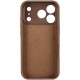 Чохол Silk Full Camera Protective (AA) NO LOGO для Apple iPhone 17 Pro Max (6.9") Коричневий / Brown