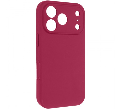 Чохол Silk Full Camera Protective (AA) NO LOGO для Apple iPhone 17 Pro Max (6.9") Червоний / Rose Red