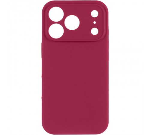 Чохол Silk Full Camera Protective (AA) NO LOGO для Apple iPhone 17 Pro Max (6.9") Червоний / Rose Red