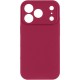 Чохол Silk Full Camera Protective (AA) NO LOGO для Apple iPhone 17 Pro Max (6.9") Червоний / Rose Red